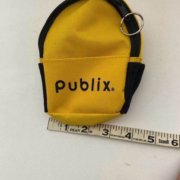 Publix Yellow Black Colorblock Mini Zipper Backpack - Picture 6 of 6